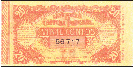 A loteria da Capital Federal em 1926