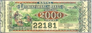 Loteria de Natal - 1934 Loteria de Natal - 1934