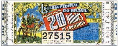 A maior extração da Loteria Federal em 1952