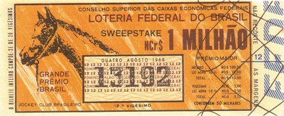 Extração sweepstake-196808 - Sweepstake - Grande Prêmio Brasil
