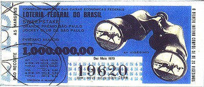 Extração 19700510 - Sweepstake - Grande Prêmio São Paulo - Jockey Club de São Paulo