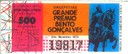 Extração 19701108 - Sweepstake - Grande Prêmio Bento Gonçalves