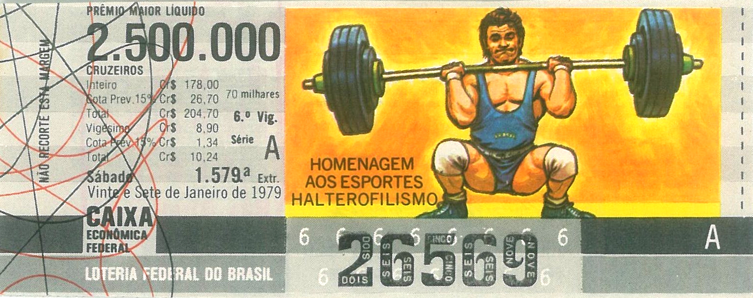 Extração 1579 - Homenagem aos Esportes - Halterofilismo