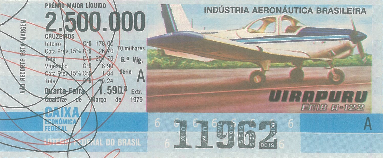 Extração 1590 - Indústria Aeronática Brasileira - Uirapuru - EMB A-122