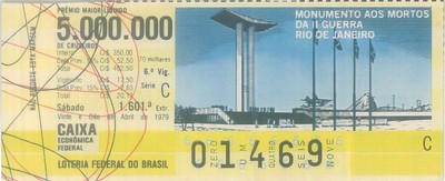 Extração 1601 - Monumento aos Mortos da II Guerra - Rio de Janeiro