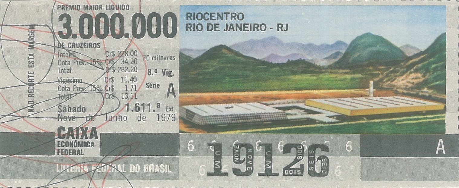 Extração 1611 - Riocentro - Rio de Janeiro - RJ