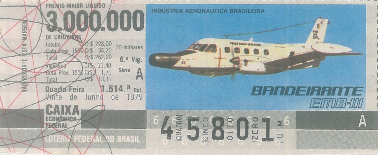 Extração 1614 - Indústria Aeronática Brasileira - Bandeirante - EMB II