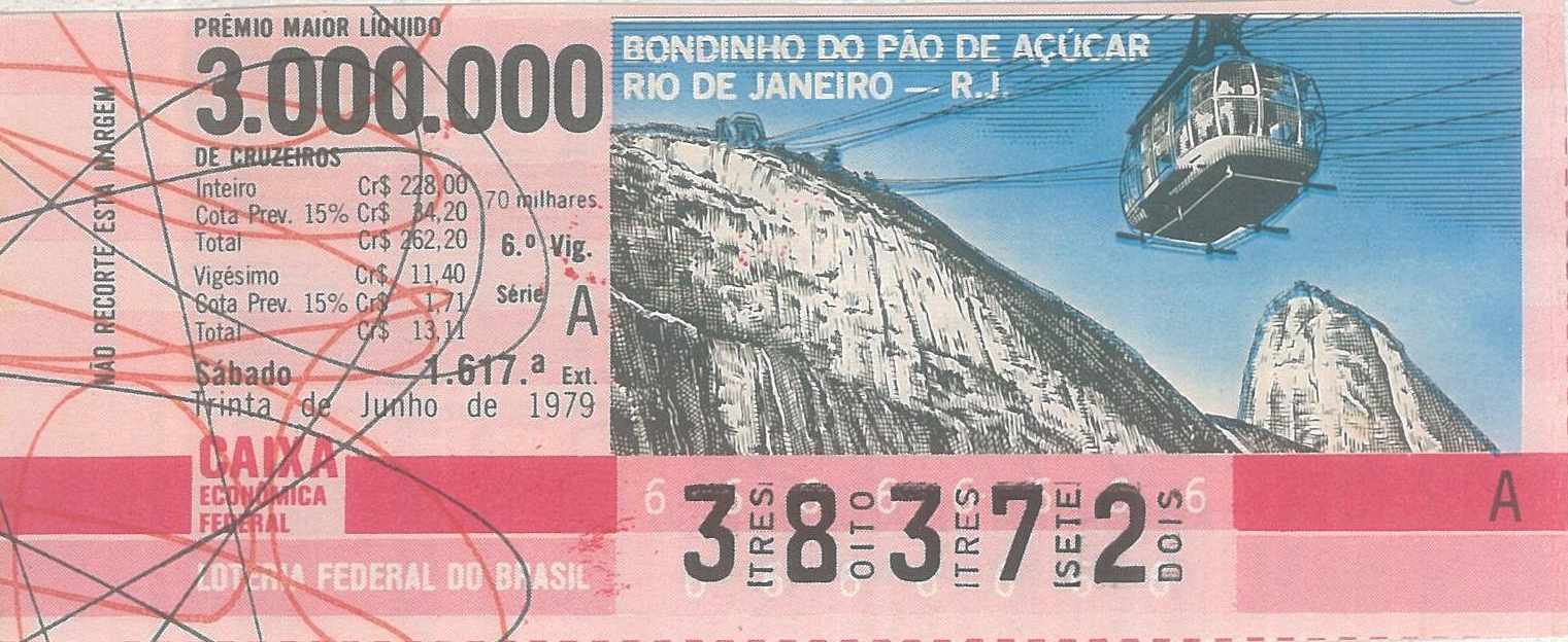 Extração 1617 - Bondinho do Pão de Açúcar - Rio de Janeiro - RJ