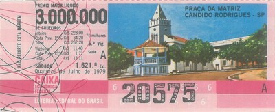 Extração 1621 - Praça da Matriz - Cândido Rodrigues - SP