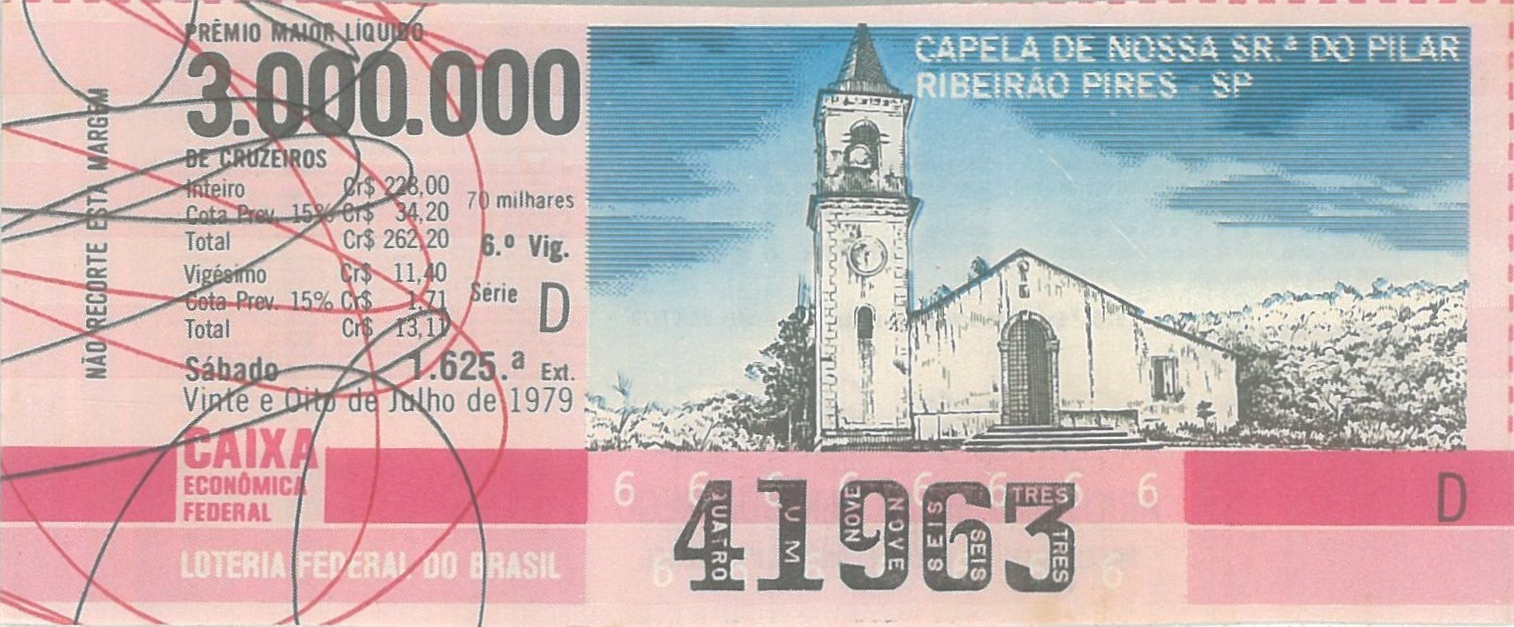 Extração 1625 - Capela Nossa Senhora do Pilar - Ribeirão Pires - SP