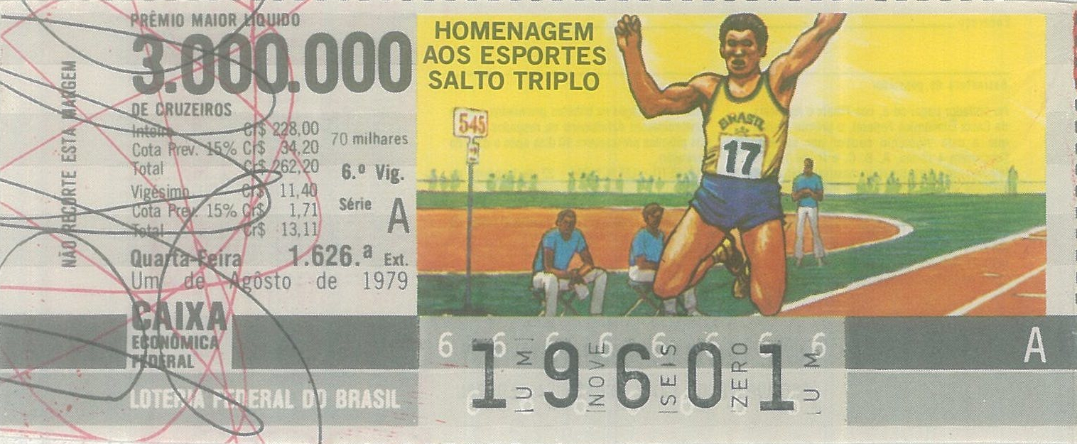 Extração 1626 - Homenagem aos Esportes - Salto Triplo