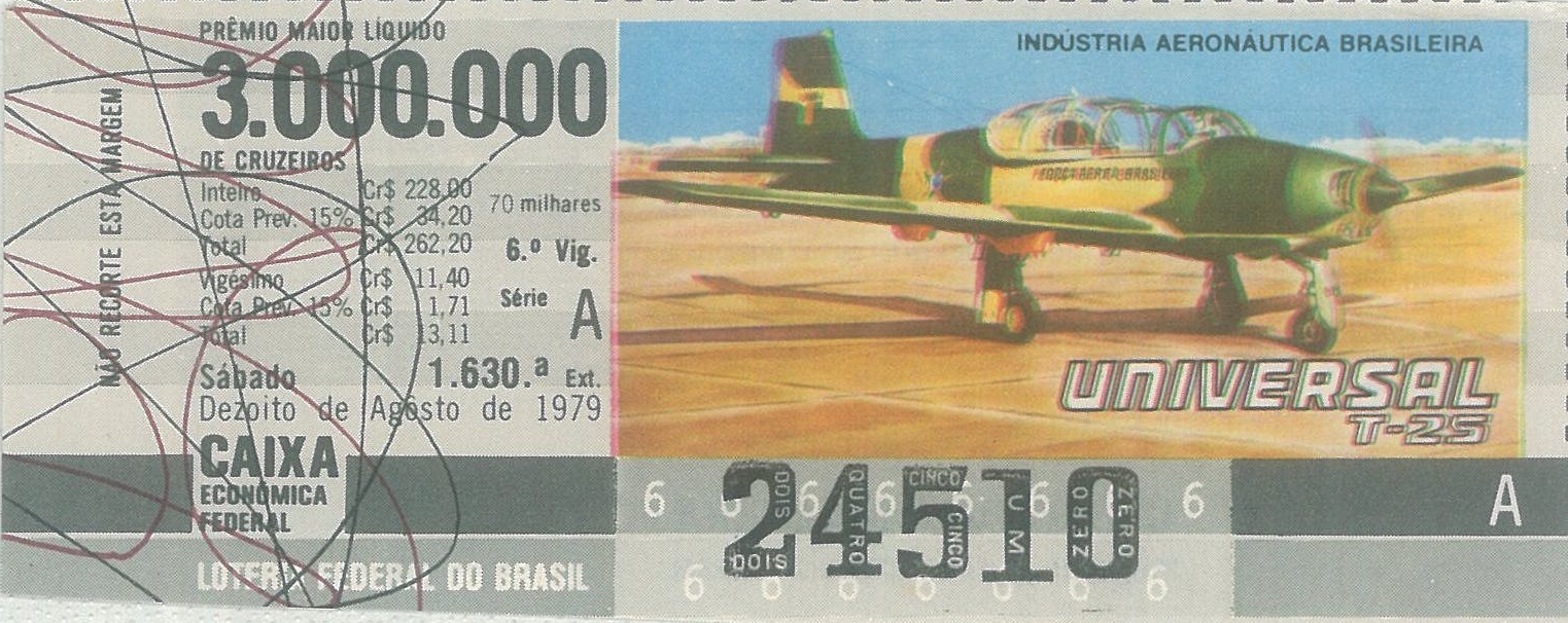 Extração 1630 - Indústria Aeronática Brasileira - Universal T-25