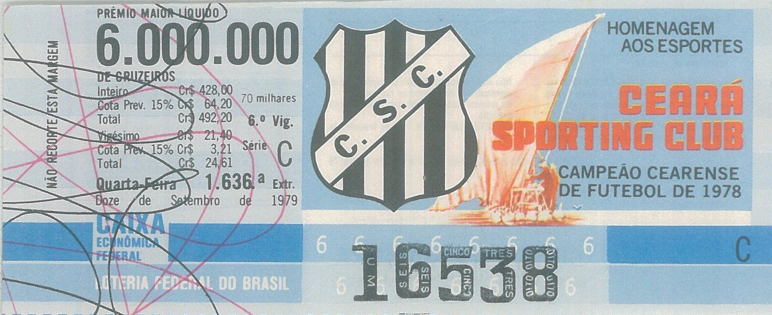 Extração 1636 - Homenagem aos Esportes - Ceará Esporte Clube
