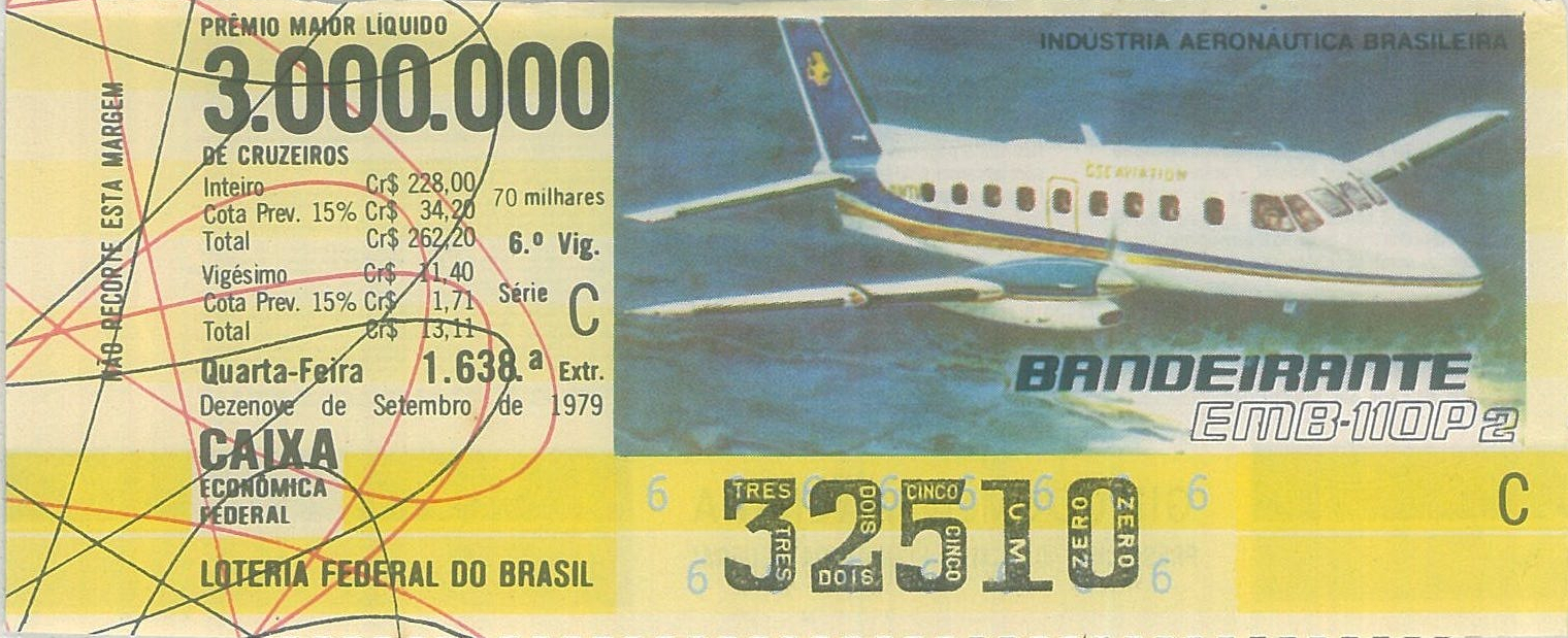 Extração 1638 - Indústria Aeronática Brasileira - Bandeirante - EMB-110P2