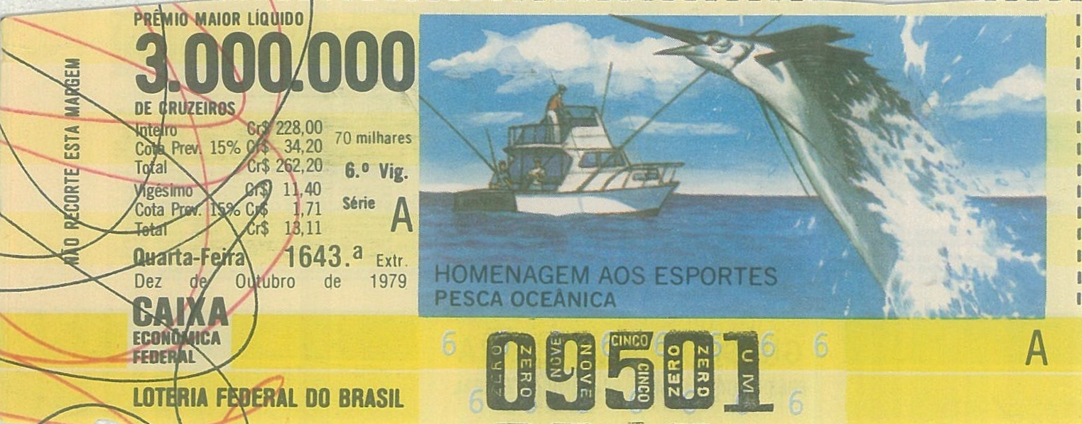 Extração 1643 - Homenagem aos Esportes - Pesca Oceânica