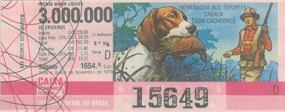 Extração 1654 - Homenagem aos Esportes - Caçada (com cachorro)