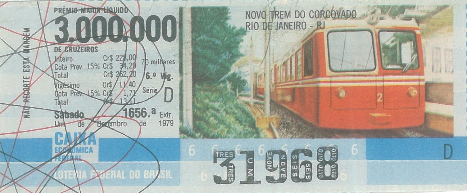 Extração 1656 - Novo Trem do Corcovado - Rio de Janeiro - RJ